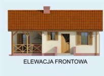 Elewacja projektu AROSA dom letniskowy - 1