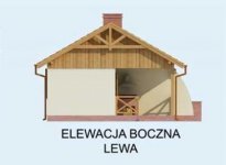 Elewacja projektu AROSA dom letniskowy - 2