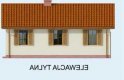 Projekt domu letniskowego AROSA  - elewacja 3