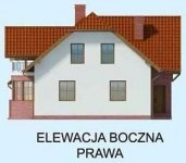 Elewacja projektu MERLO dom dwurodzinny - 4