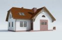 Projekt domu dwurodzinnego MERLO dom dwurodzinny - wizualizacja 3
