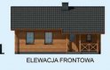 Projekt domu letniskowego LA PALMA 2 dom letniskowy - elewacja 2
