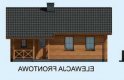 Projekt domu letniskowego LA PALMA 2 dom letniskowy - elewacja 2