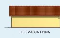 Projekt budynku komercyjnego G71 garaż dwustanowiskowy z pomieszczeniem rekreacyjnym - elewacja 3