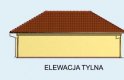 Projekt garażu G72 garaż dwustanowiskowy z pomieszczeniami rekreacyjnymi i sauną - elewacja 3