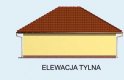 Projekt garażu G62 garaż trzystanowiskowy - elewacja 3