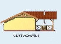 Elewacja projektu G53 - 2 - wersja lustrzana