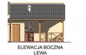 Projekt budynku gospodarczego G45 budynek gospodarczy - elewacja 2