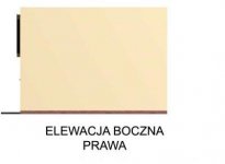 Elewacja projektu G45 budynek gospodarczy - 4