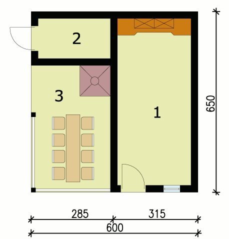 PRZYZIEMIE G45 budynek gospodarczy