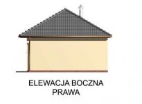 Elewacja projektu G46 budynek gospodarczy - 4