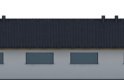 Projekt domu energooszczędnego G73 - Budynek garażowo - gospodarczy - elewacja 4