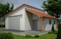 Projekt domu energooszczędnego G79 - Budynek garażowo - gospodarczy - wizualizacja 0