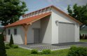 Projekt domu energooszczędnego G79 - Budynek garażowo - gospodarczy - wizualizacja 0