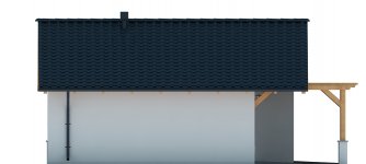 Elewacja projektu G80 - Budynek garażowy - 2