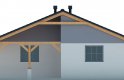Projekt domu energooszczędnego G80 - Budynek garażowy - elewacja 3