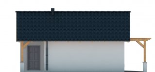 Elewacja projektu G80 - Budynek garażowy - 4 - wersja lustrzana