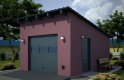 Projekt domu energooszczędnego G81 - Budynek garażowy - wizualizacja 0