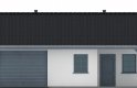 Projekt domu energooszczędnego G86 - Budynek garażowy - elewacja 1