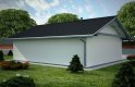 Projekt domu energooszczędnego G86 - Budynek garażowy - wizualizacja 1