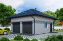 Projekt domu energooszczędnego G87 - Budynek garażowo - gospodarczy - wizualizacja 0