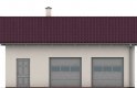 Projekt domu energooszczędnego G114 - Budynek garażowo - gospodarczy  - elewacja 1