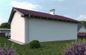Projekt domu energooszczędnego G114 - Budynek garażowo - gospodarczy  - wizualizacja 1