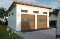 Projekt domu energooszczędnego G115 - Budynek garażowy - wizualizacja 0