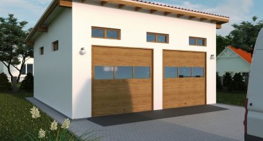 Projekt domu G115 - Budynek garażowy