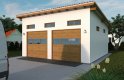 Projekt domu energooszczędnego G115 - Budynek garażowy - wizualizacja 0