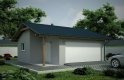 Projekt domu energooszczędnego G91 - Budynek garażowy - wizualizacja 0