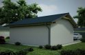 Projekt domu energooszczędnego G91 - Budynek garażowy - wizualizacja 1