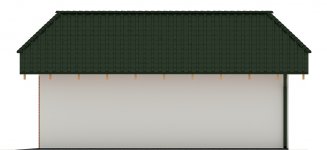 Elewacja projektu G96 - Budynek garażowy - 2 - wersja lustrzana
