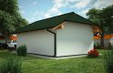 Projekt domu energooszczędnego G96 - Budynek garażowy - wizualizacja 1