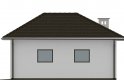 Projekt domu energooszczędnego G101 - Budynek garażowo - gospodarczy - elewacja 2