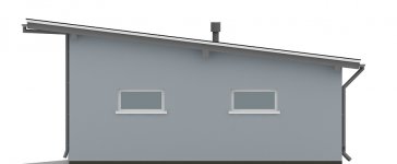 Elewacja projektu G102 - Budynek garażowy - 3