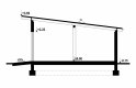 Projekt domu energooszczędnego G102 - Budynek garażowy - przekrój 1