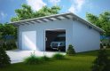 Projekt domu energooszczędnego G102 - Budynek garażowy - wizualizacja 0