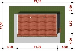 Usytuowanie budynku G103 - Budynek garażowy