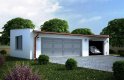 Projekt domu energooszczędnego G103 - Budynek garażowy - wizualizacja 0
