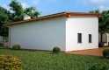 Projekt domu energooszczędnego G104 - Budynek garażowo - gospodarczy - wizualizacja 1