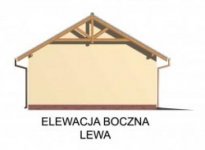 Elewacja projektu G30 garaż dwustanowiskowy - 2