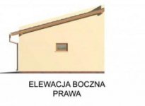 Elewacja projektu G26 projekt garażu - 4