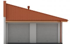 Elewacja projektu G62 - Budynek garażowy - 1