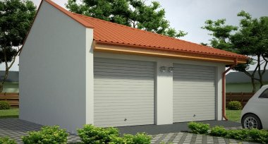 Projekt domu G62 - Budynek garażowy
