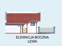 Elewacja projektu G18 bliźniak (jeden segment), projekty garaży - 2