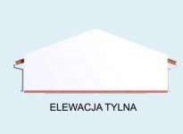 Elewacja projektu G18 bliźniak (jeden segment), projekty garaży - 3