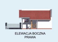 Elewacja projektu G18 bliźniak (jeden segment), projekty garaży - 4