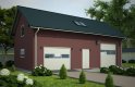 Projekt domu nowoczesnego G60 - Budynek garażowo - gospodarczy - wizualizacja 0
