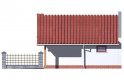 Projekt garażu G20 bliźniak (jeden segment), projekty garaży - elewacja 2
